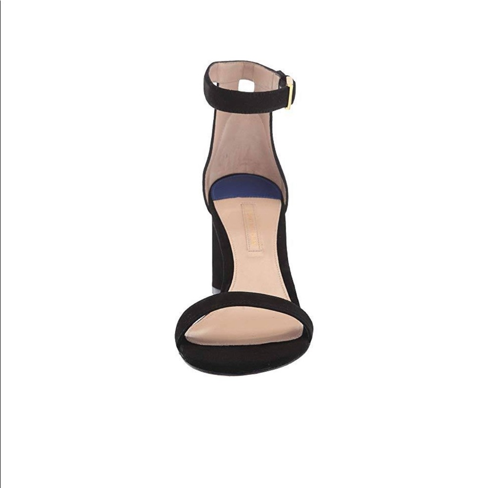 ❌️SOLD❌️ Stuart Weitzman 75Less Nudist Black Suede Sandals - Picture 4 of 8